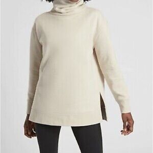 ATHLETA | 24/7 funnel neck fleece sweatshirt